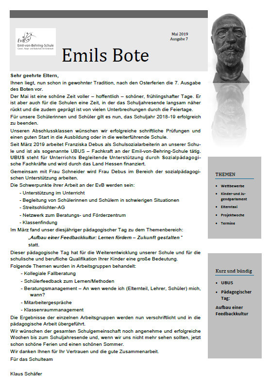 Emils Bote 07 Deckblatt