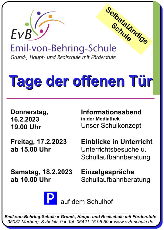 evb Tage der offenen tuer 2023